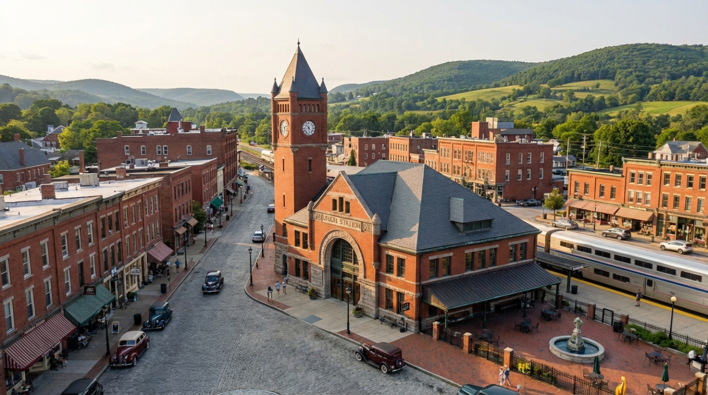Railway Towns That Grew Around Historic Train Depots